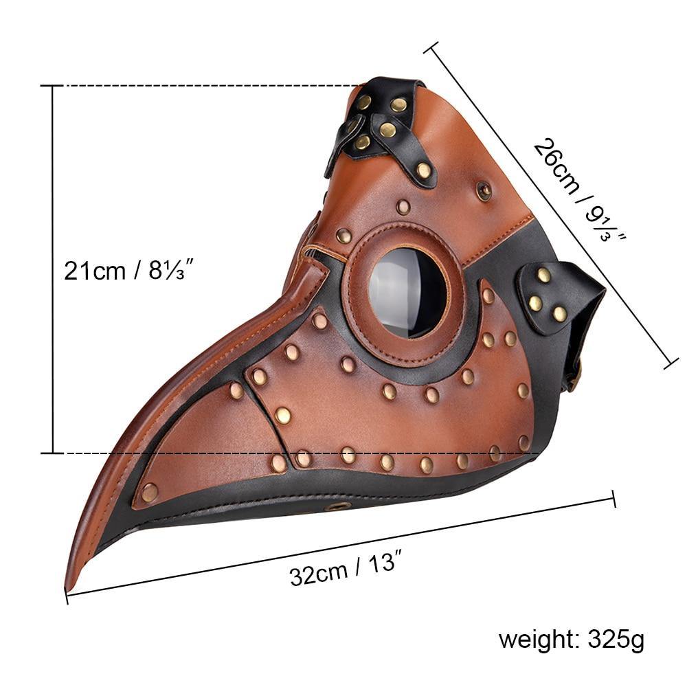 Steampunk Long Nose Bird Beak Mask - Frontier Punk