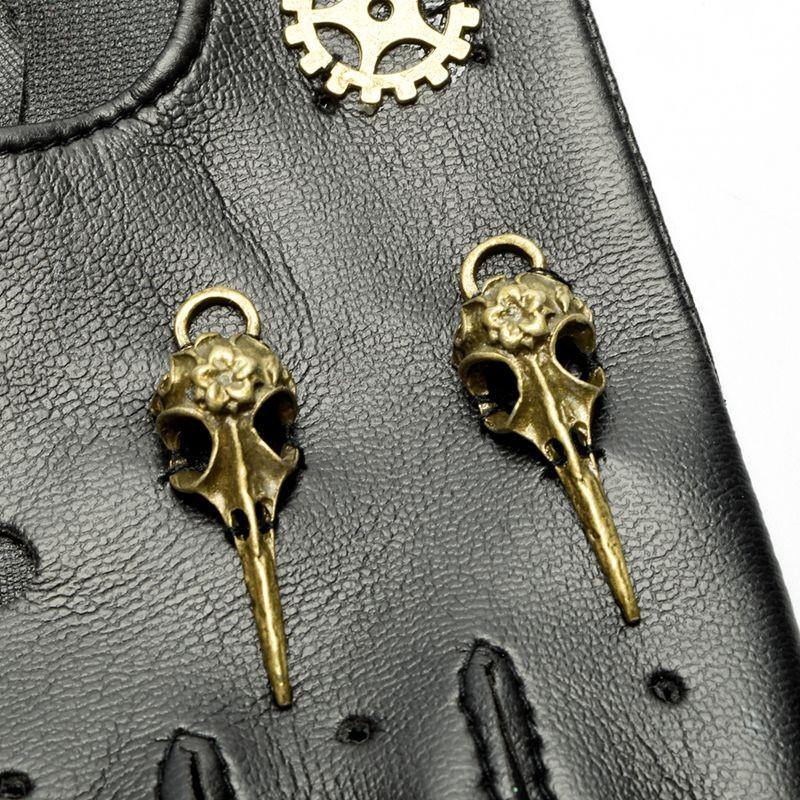 Steampunk Gear PU Gloves - Frontier Punk