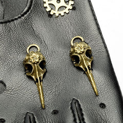 Steampunk Gear PU Gloves - Frontier Punk