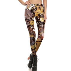 Clockwork Leggings - Frontier Punk