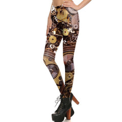 Clockwork Leggings - Frontier Punk