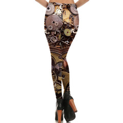 Clockwork Leggings - Frontier Punk