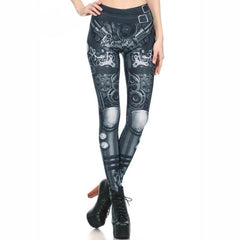 Steel Clock Leggings