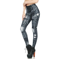 Steel Clock Leggings