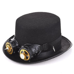 Steampunk Retro Gear Goggles Hat - Frontier Punk