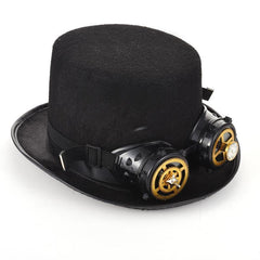 Steampunk Retro Gear Goggles Hat - Frontier Punk